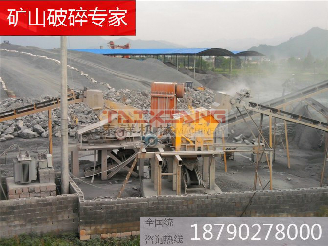 江西河卵石製砂生產現場